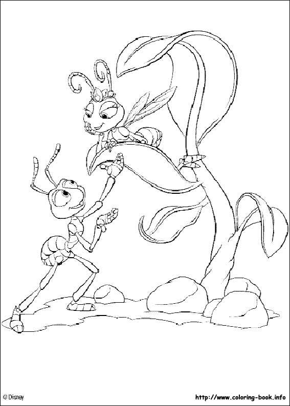 A Bug's life coloring picture